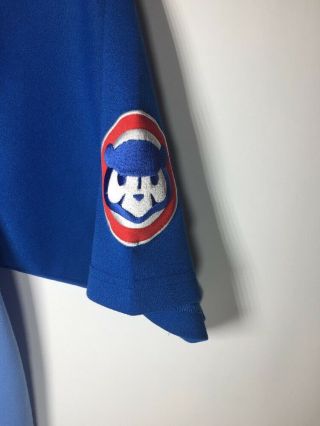 Nike Chicago Cubs XL Vintage Logo Polyester Blend Jersey Shirt 4