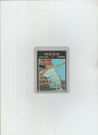 Pete Rose 1971 Topps Baseball 100
