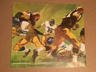 1963 POST CEREALS CFL (CANADIAN) FOOTBALL ALBUM w/5 CARDS & STICKERS ATTACHED 2