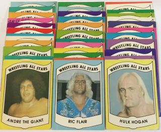 1982 Wrestling All Stars Complete Set (36) Hulk Hogan Rookie Ric Flair Wwe Rc