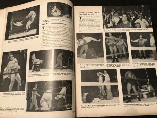 1966 THE RING WRESTLING BRUNO SAMMARTINO WOMEN WRESTLERS SEXY GENE KINISKI WWF 3