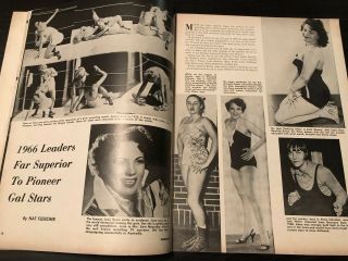 1966 THE RING WRESTLING BRUNO SAMMARTINO WOMEN WRESTLERS SEXY GENE KINISKI WWF 5