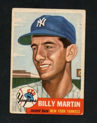 1953 Topps Billy Martin 86