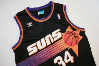 Adidas Hardwood Classics Phoenix Suns Barkley Nba Basketball Jersey Xl Length,  2