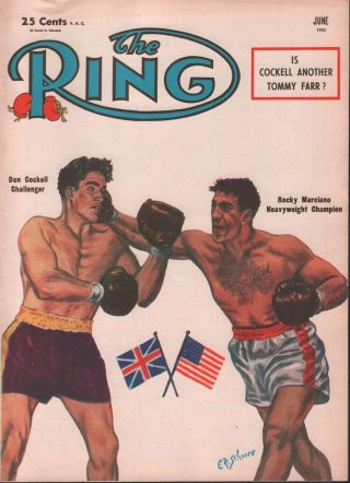 Rocky Marciano Don Cockell The Ring June 1955 051518dbx