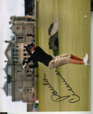 Paula Creamer Autographed 8x10 Photo Lpga Golf Star In Person