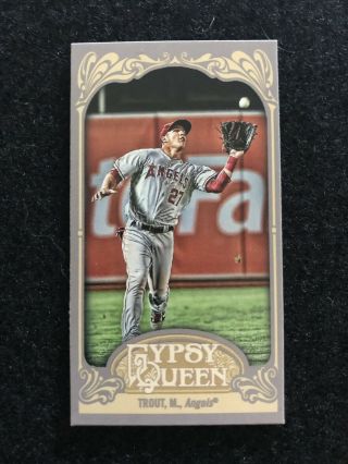 2012 Topps Gypsy Queen Mike Trout Mini
