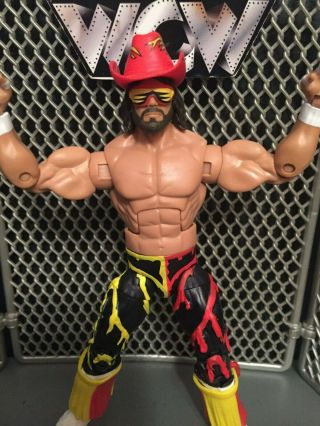 Wwe Macho Man Randy Savage Mattel Elite Wrestling Figure Toy Flashback Wwf Wcw