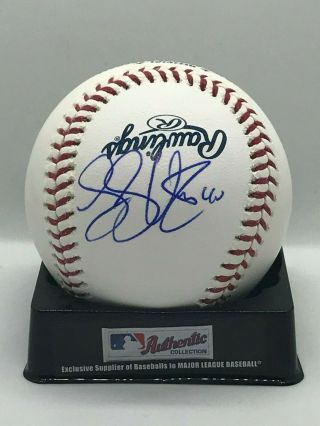 Luke Voit Signed Auto Autographed Rawlings Romlb Baseball Jsa Ny Yankees Sp