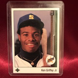 Ken Griffey Jr - 1989 Upper Deck Rookie Baseball Card - Seattle Mariners 1