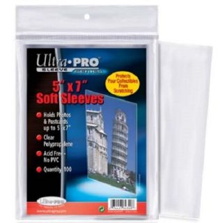 1000 Ultra Pro 5 X 7 Postcard Photo Sleeves Holder Bag - 10 Packs 5x7