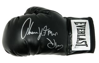 Thomas Hearns Signed Everlast Black Boxing Glove W/hitman - Schwartz