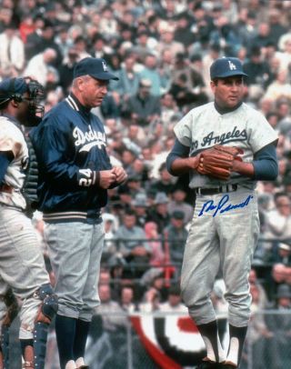 Ron Perranoski Signed 8x10 Vintage Photo Autograph Dodgers W/manager Auto