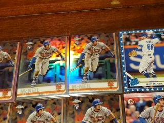 2019 Topps Chrome Jeff McNeil Pink & Sepia Refractor Parallel RC Lot×32  6