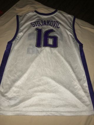 Peja Stojakovic Sacramento Kings Rookie Pro Team Edition Apparel Reebok Jersey