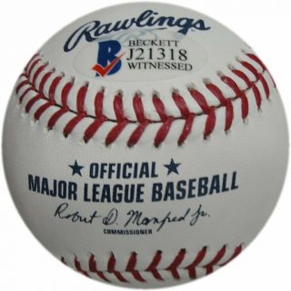 Charlie Culberson Hand Signed Autograph MLB Baseball LA Dodgers Beckett 2