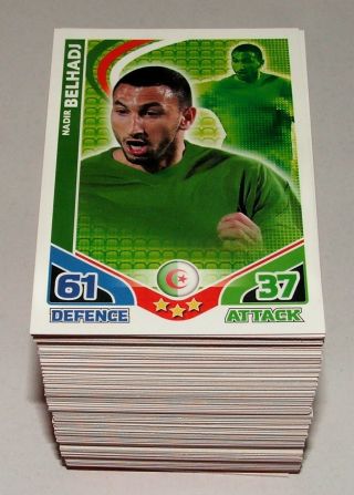 World Cup 2010 South Africa Topps 100 Club & Man Of The Match Cards