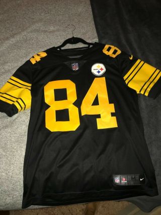 Antonio Brown 84,  Steelers,  Nike Color Rush Limited Jersey,  Size Mens Medium