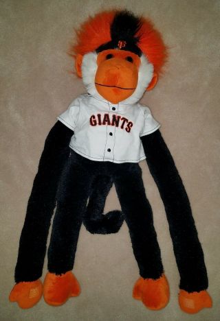 San Francisco Giants Monkey Plush Stuffed Animal Toy Mlb Baseball Long Arms Legs