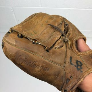 Vintage Wilson Major League Baseball Glove 55461 LH Thrower Lefty 4
