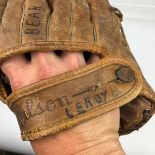 Vintage Wilson Major League Baseball Glove 55461 LH Thrower Lefty 5