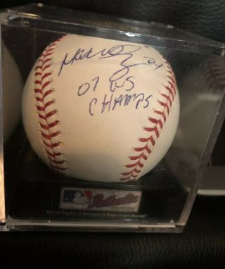 Manny Ramirez Signed Baseball - 2007 World Series With