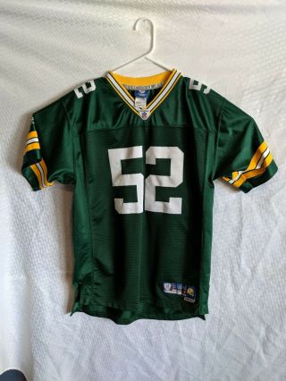 Green Bay Packers Clay Mathews Reebok Green Stitched Football Jersey Xl Men