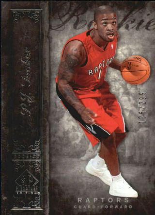 2006 - 07 Sp Signature Edition Raptors Basketball Card 133 P.  J.  Tucker Rookie