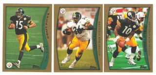1998 Topps Football Team Set - Pittsburgh Steelers W/ Hines Ward Rc