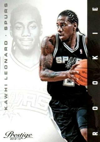 Kawhi Leonard Sp Rc 2012 - 13 Panini Prestige Spurs Raptors Rookie Card Red Hot