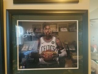Kyrie Irving Signed 16x20 " Chapter " Photo Le To 111 Panini.