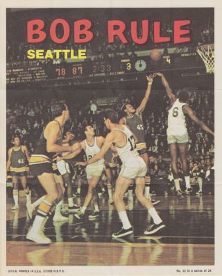 1970 - 71 Topps - Basketball Poster Insert - Lou Hudson - 19 - Atlanta Hawks