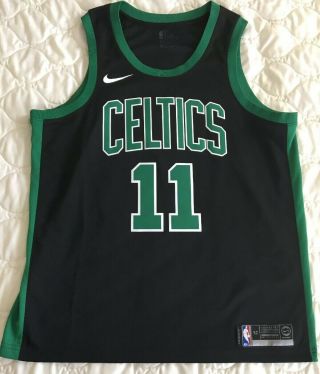 Nike Nba Boston Celtics Kyrie Irving 11 Swingman Jersey Black/green Men 