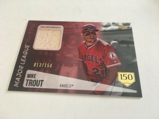Topps Baseball 2019 Series 2 Mike Trout Major League Material Relic 013/150