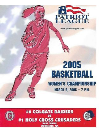 2005 Patriot League Womens Basketball Championship Program
