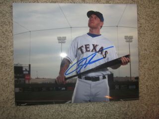 Texas Rangers Josh Hamilton All Star Auto Autograph 8x10 Photo Signed Pic