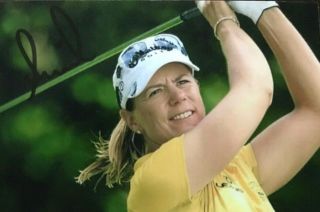 Annika Sorenstam Signed Autograph Photo.  Lpga.  Golf.  Us Open.  Sweden.  Arizona.