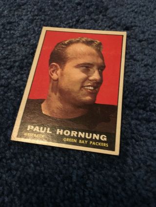 1961 TOPPS 40 PAUL HORNUNG 3
