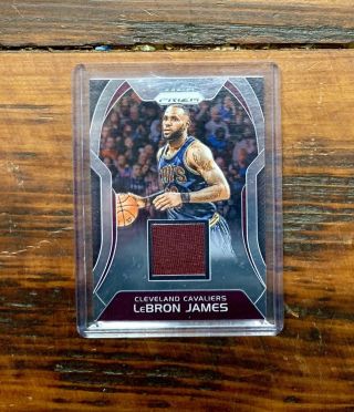 2017 - 18 Prizm Basketball Lebron James Game Gu Patch Cleveland Cavaliers