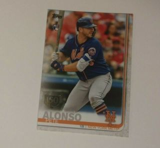 2019 Topps Baseball Series 2 - Pete Alonso (mets) Rookie Rc 150 Years Stamp