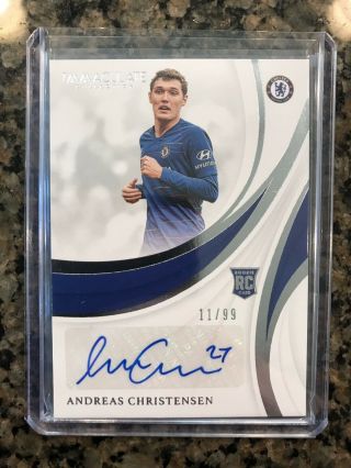 Andreas Christensen 2018 - 19 Immaculate Rookie Auto Card 11/99 Chelsea