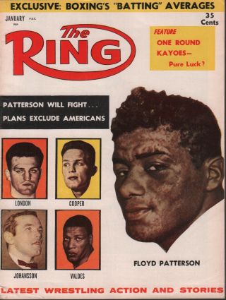 Floyd Patterson Henry Cooper The Ring January 1959 051518dbx