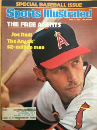 Sports Illustrated April 11,  1977 - Joe Rudi