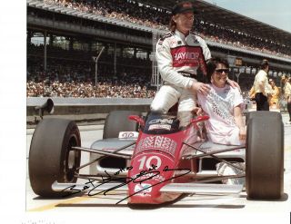 Autographed Derek Daly Usac Indy Car Racing Indy 500 Photograph