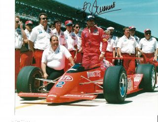 Autographed Roberto Guerrero Usac Indy Car Racing Indy 500 Photograph