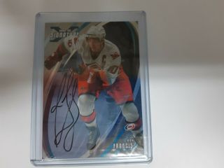 Ron Francis 2002 - 03 In The Game Certified Autograph Hockey Card