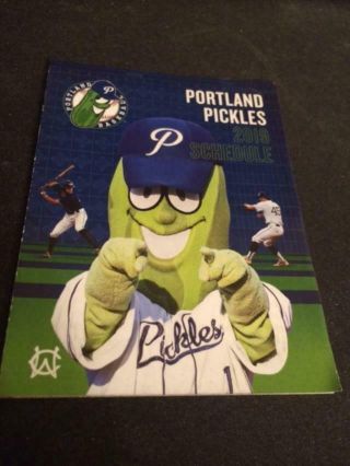 2019 Portland Pickles 2 Baseball Pocket Schedules
