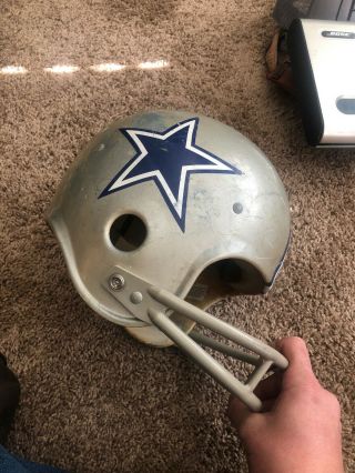 Vtg Dallas Cowboys Rawlings Nfl Football Helmet Hnfl - N 