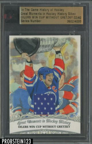 2012 In The Game Itg Great Moments In Hockey Silver Mark Messier Jersey 2/40