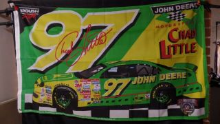 John Deere Motorsports Roush Racing Flag 97 Chad Little Nascar Box B1